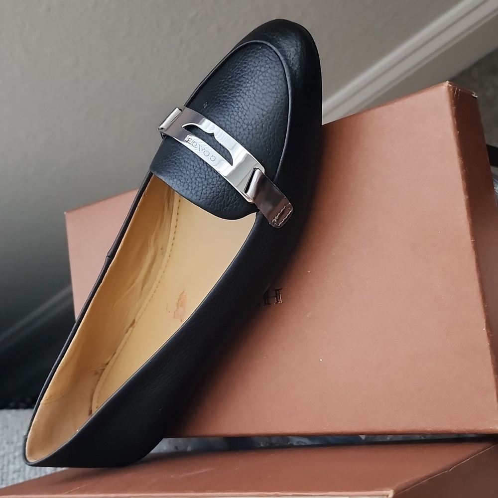Coach leather loafers